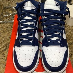 Nike Dunk Mid Championship Navy Blue Mens size 10